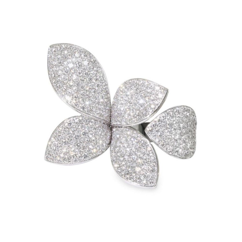 Diamond Floral Ring